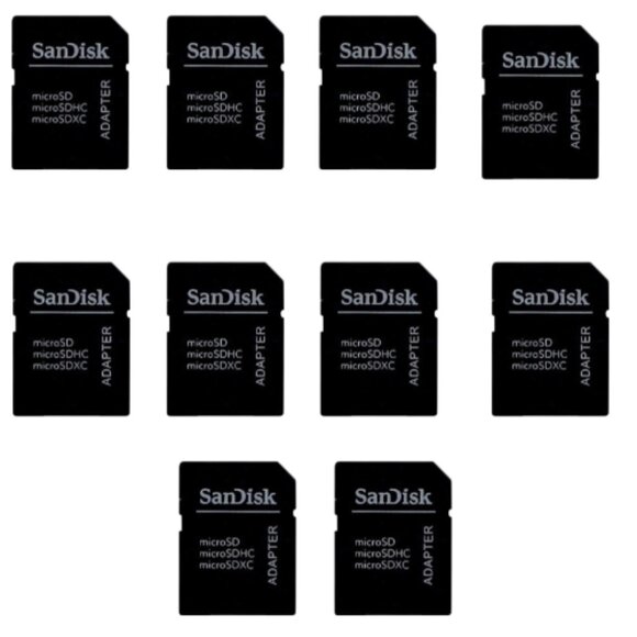 Refurbished  10-PC SanDisk MicroSD to SD Memory Card Adapter - Picture 2 of 2
